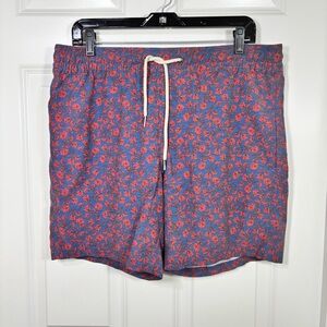 Fair Harbor The One Lined Swim Shorts Men’s M Floral Print